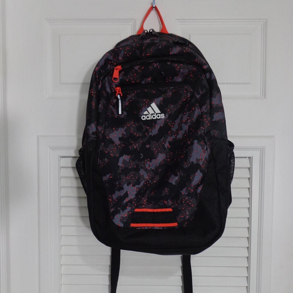 Adidas Foundation 6 Backpack Galaxy Camo Black Bright‎ Red